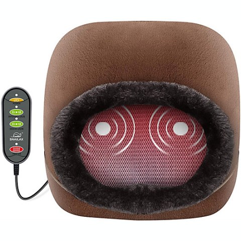 Snailax 3-in-1 Foot Warmer, Back Massager, and Foot Massager with Heat