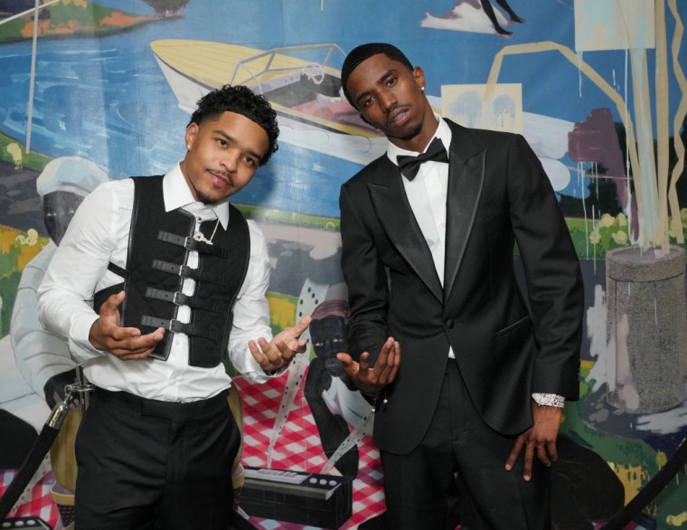 Justin Dior Combs and King Combs