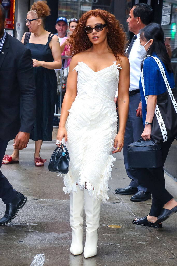 That Interior Feathered Dress Was Giving