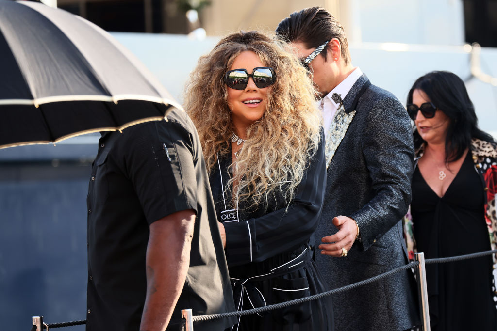 Mariah Carey Slays In Custom D&G Dress At The Brand's Alta Mode Show