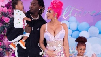 Cardi B and Kulture Birthday Party