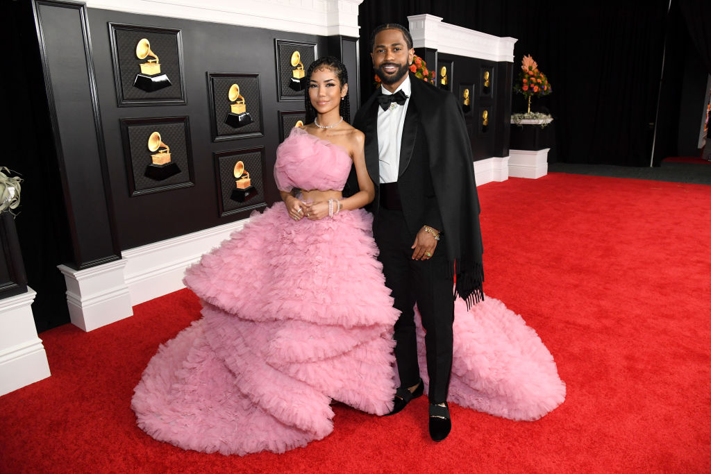 Jhene Aiko And Big Sean at the 63rd Annual GRAMMY Awards – Arrivals