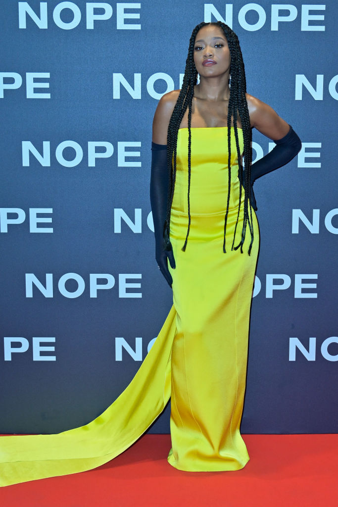 Keke Palmer attends the red carpet of the Italian premiere...