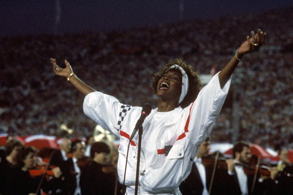 Houston Breaks Records During Her Super Bowl XXV Performance