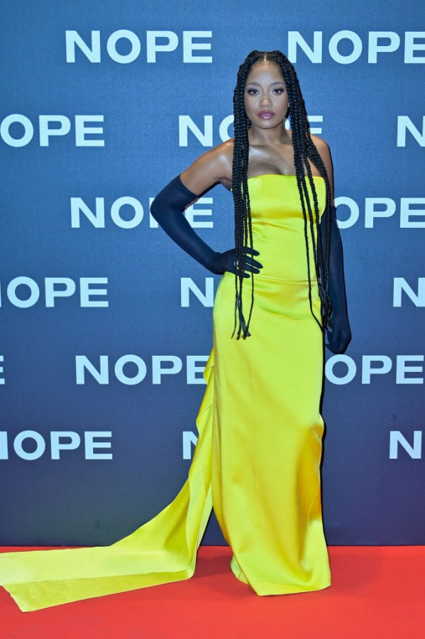Keke Palmer attends the red carpet of the Italian premiere...
