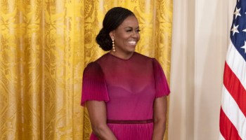 Barack And Michelle Obama Return To White House For Official Portrait Unveiling