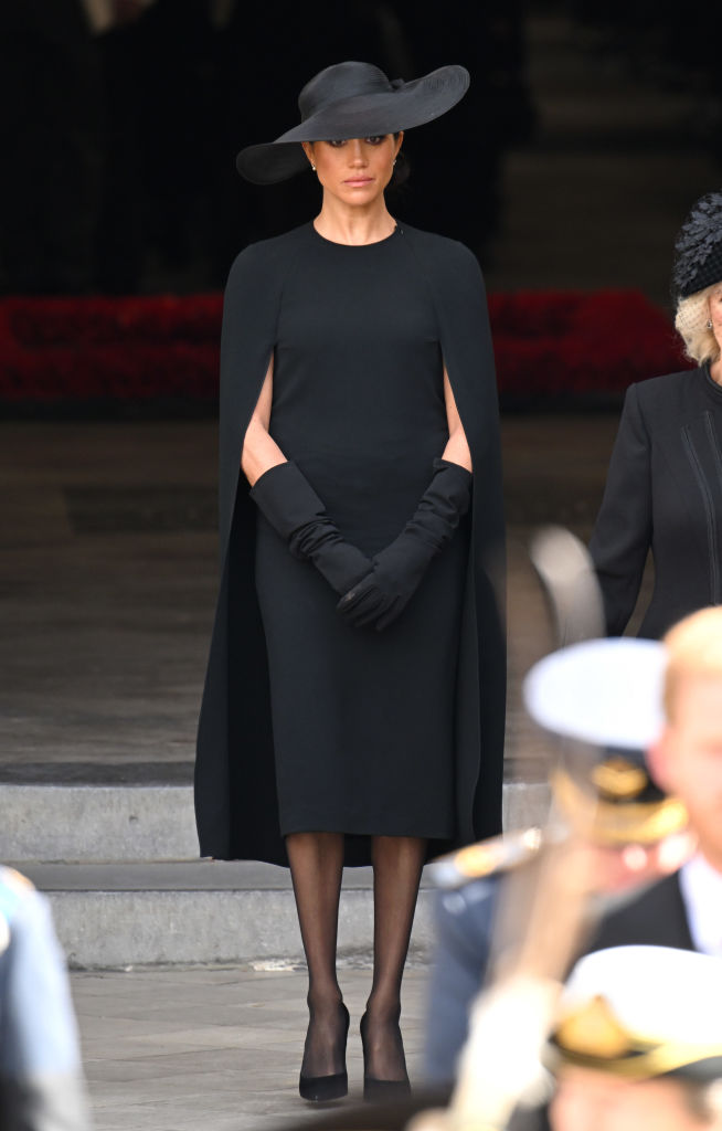 Meghan Markle dress at the queen's funeral