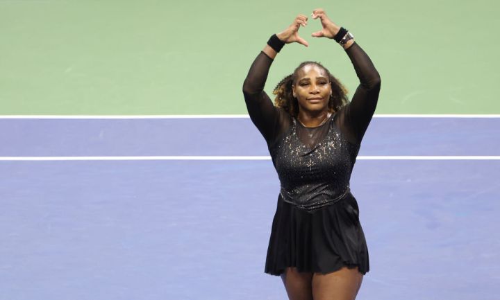Serena Williams at her last career match during the 2022 US Open