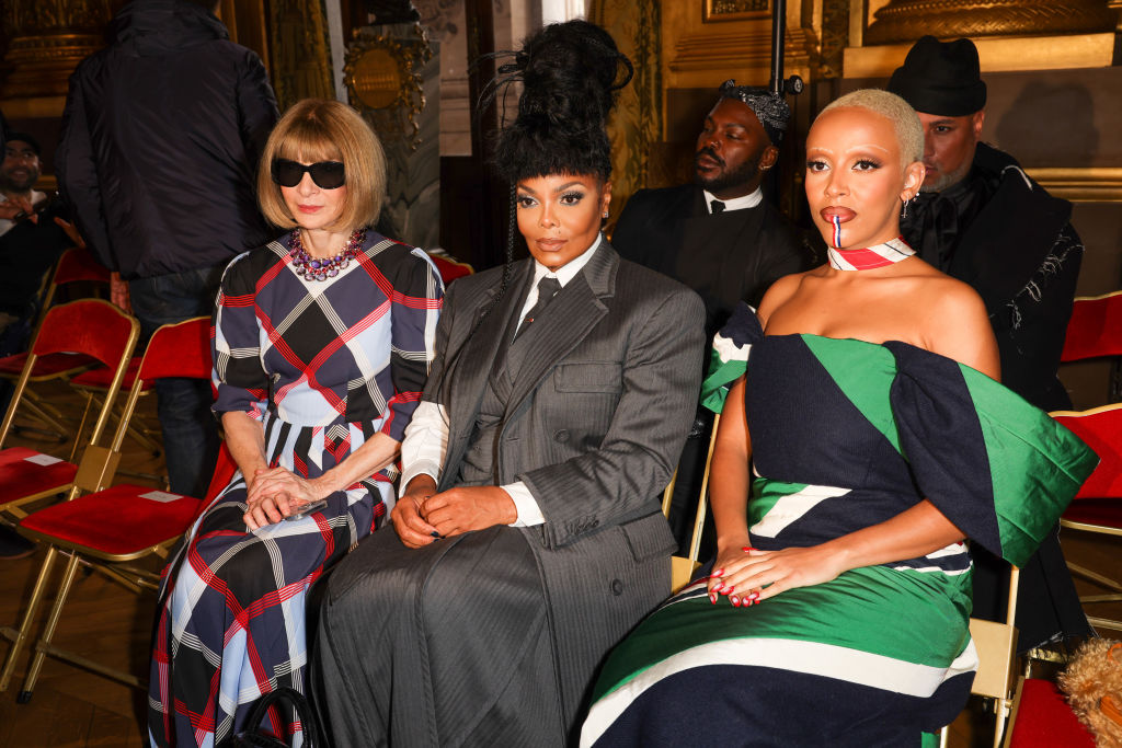 Janet Jackson Storms Thom Browne's Fashion Show In Style