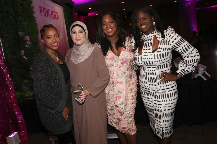 Tamika D. Mallory, Linda Sarsour, Nikkia Tene McClain and Charreah Jackson