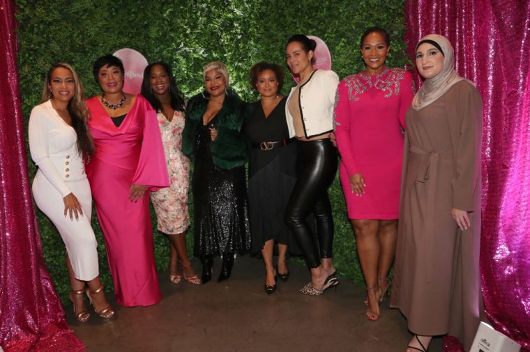 Valeisha Butterfield Jones, Kelly L. Jackson, Nikkia Tene McClain, Misa Hylton, Dr. Angelique Anderson-Nunez, Erica Duignan Minnihan, Lyndsay Levingston and Linda Sarsour