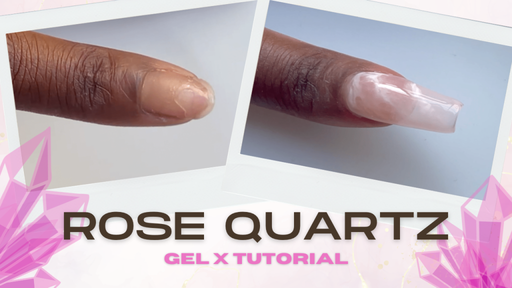 Rose Quartz nail tutorial