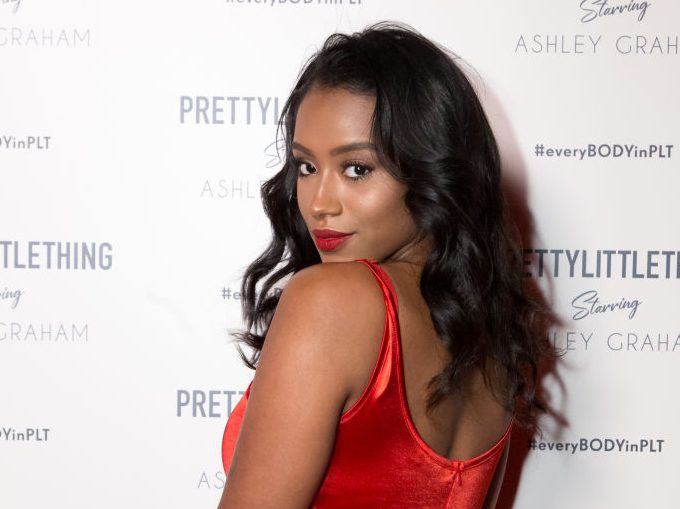 Raven Tracey attends the PrettyLittleThing x Ashley Graham Event