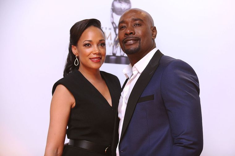 Morris Chestnut and Pam Byse