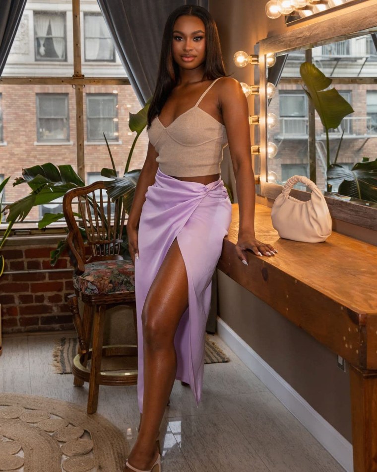 HFR x The Drop Women's Lavendula Twist Wrapped Skirt