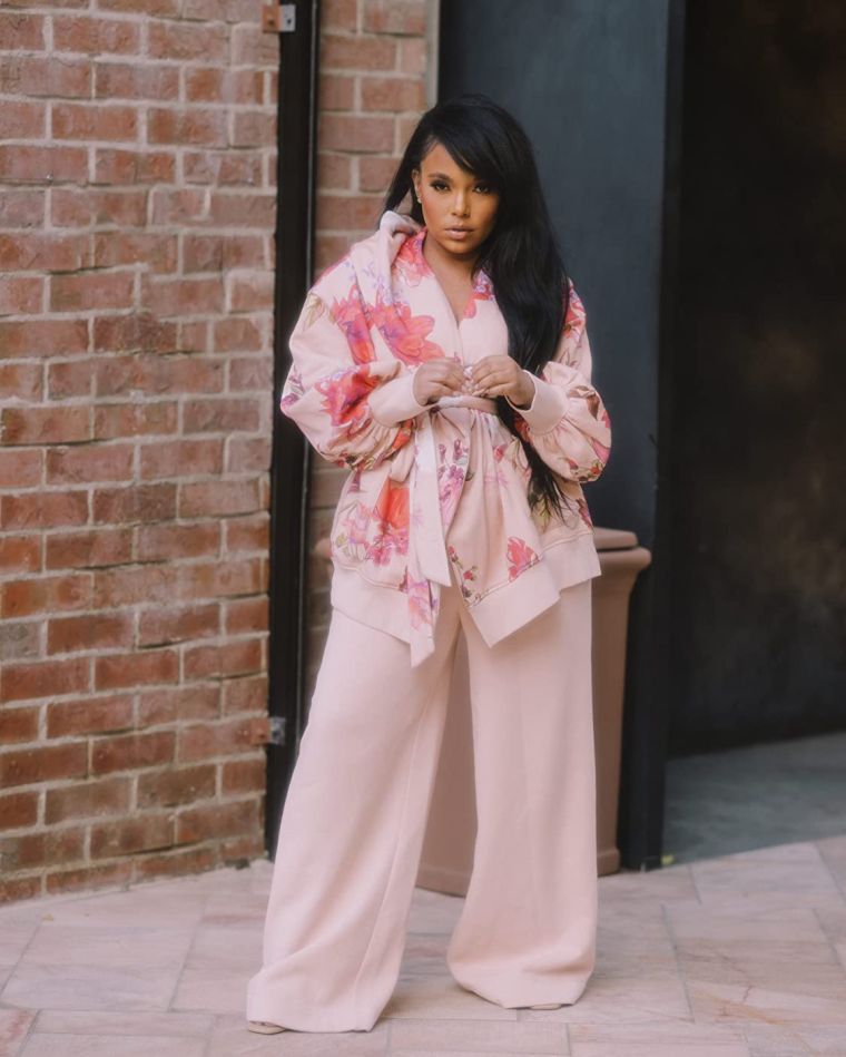 HFR x The Drop Women's Floral Print Wrap Fleece Jacket