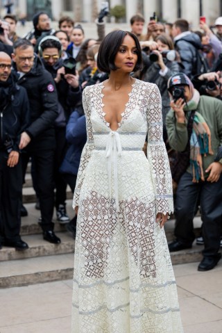 Celebrity Sightings - Paris Fashion Week - Womenswear Fall Winter 2023 2024 : Day Six