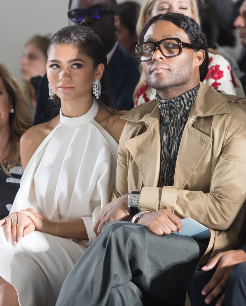 Zendaya and law roach Ralph & Russo : Front Row - Paris Fashion Week - Haute Couture Fall/Winter 2017-2018