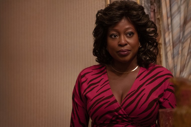 Mabel, played by Christine Horn, is the shady neighbor from hell.