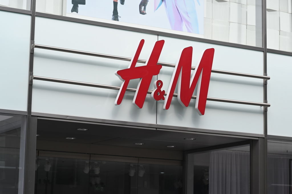 Branch of the fashion brand H + M
