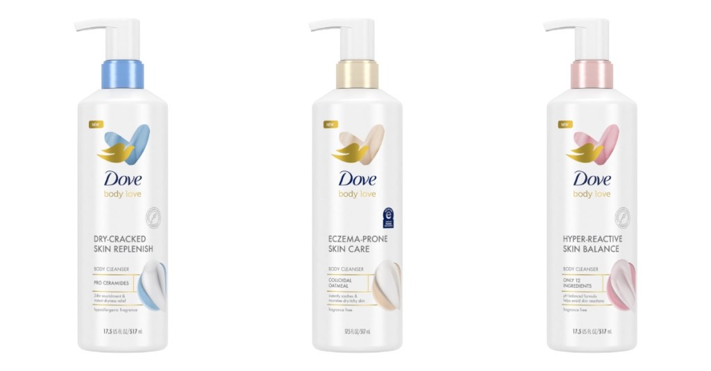 Dove Body Love New Body Cleansers