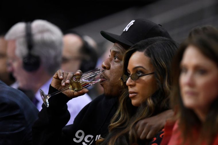 Beyonce and Jay-Z at Golden State Warriors NBA Playoffs