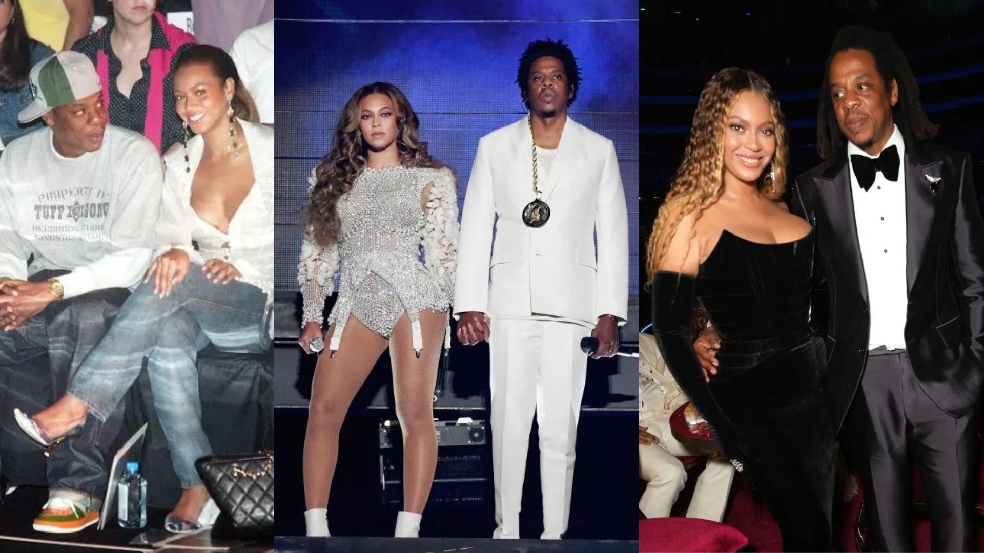 Jay Z and Beyonce through the years