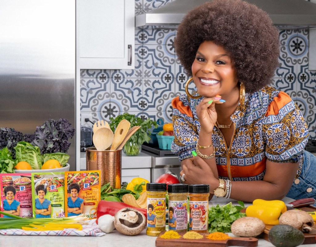 Tabitha Brown Unveils Her Latest McCormick® Seasonings, Shares Her Golden Affirmation, And Discusses How Her Healthy Meals And Positive Messages Align