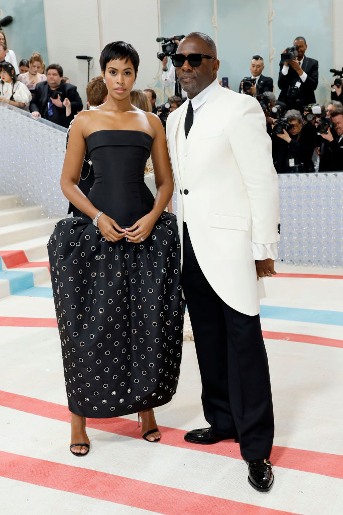 Sabrina Dhowre and Idris Elba