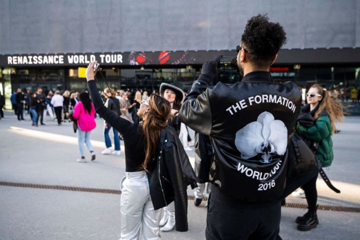 Black Graphic Formation Tour Jacket