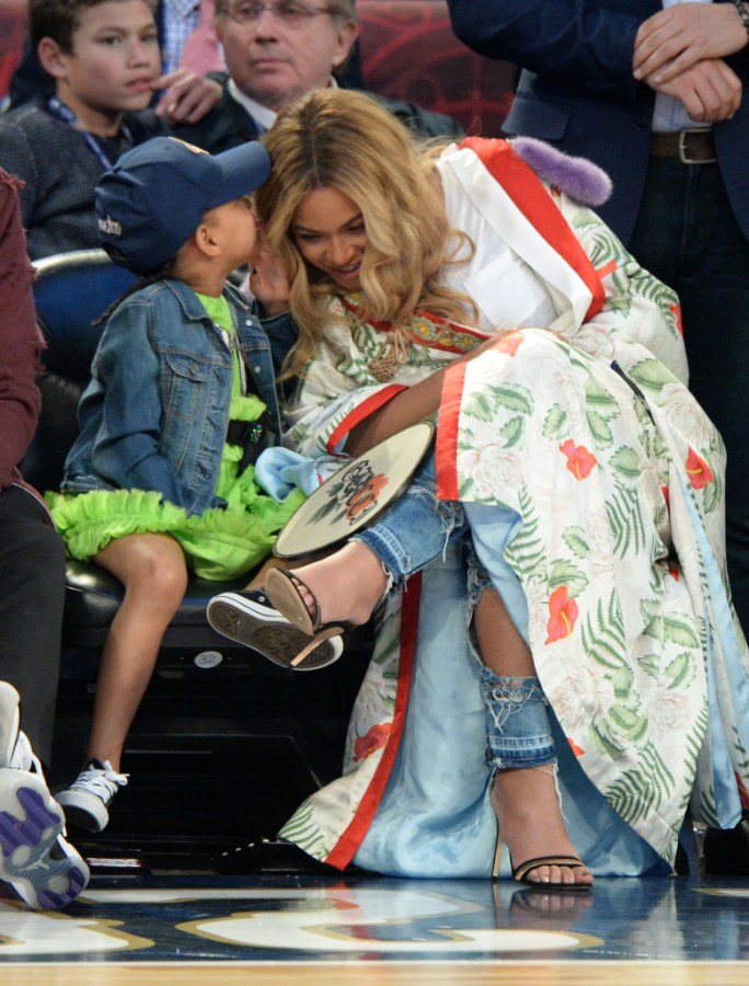 Celebrities Attend The 66th NBA All-Star Game