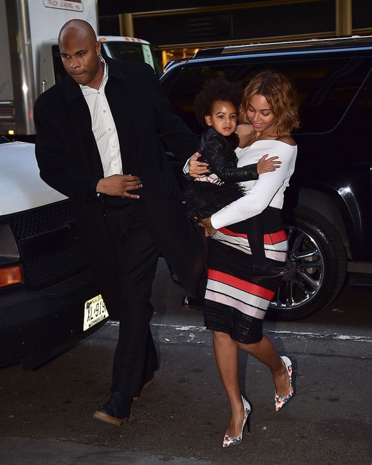 Blue Ivy Carter and Beyoncé
