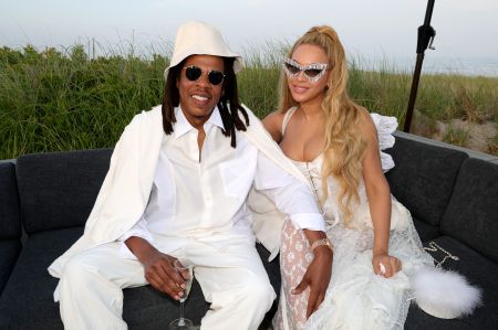 CEO Michael Rubin and Camille Fishel All-White 4th Of July Party In The Hamptons