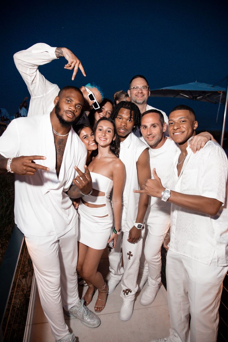 CEO Michael Rubin and Camille Fishel All-White 4th Of July Party In The Hamptons