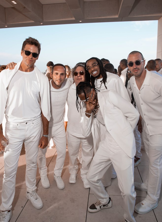 CEO Michael Rubin and Camille Fishel All-White 4th Of July Party In The Hamptons