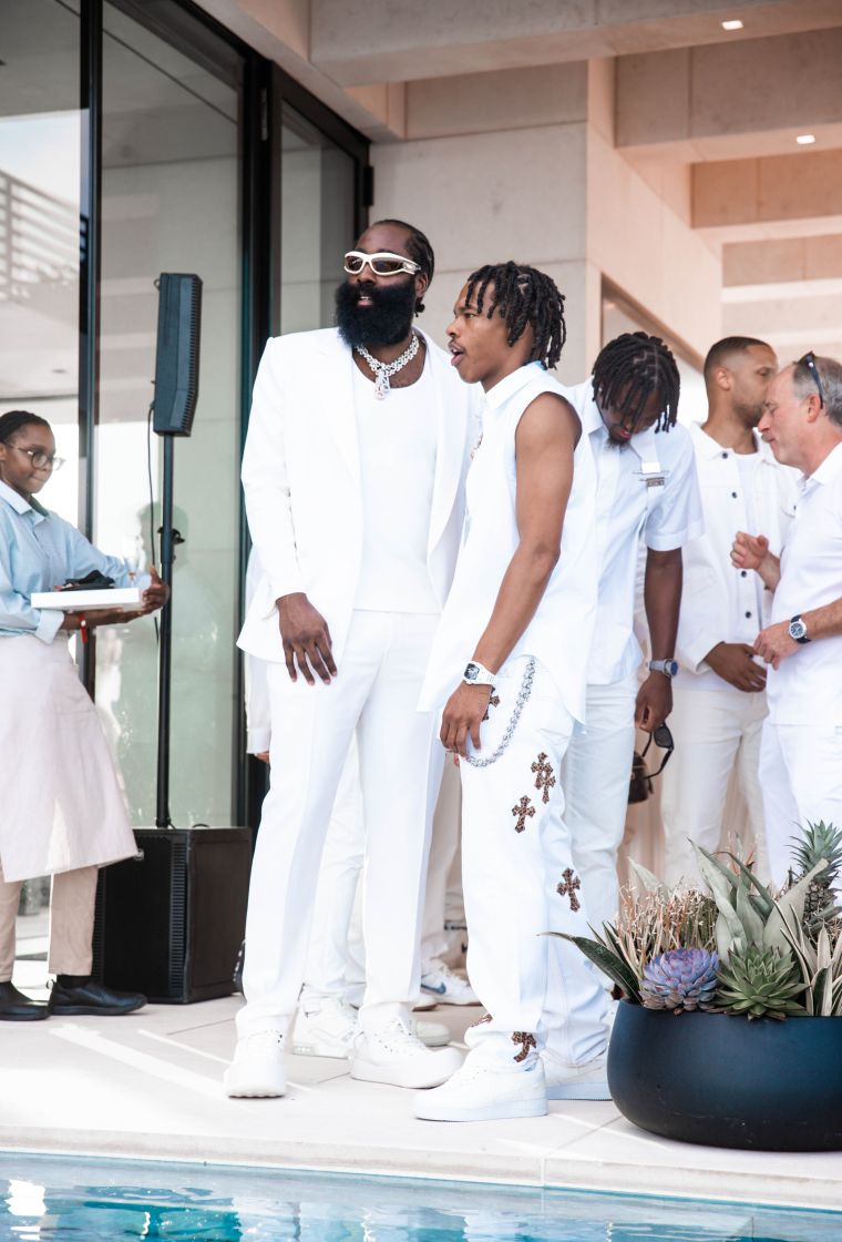 CEO Michael Rubin and Camille Fishel All-White 4th Of July Party In The Hamptons