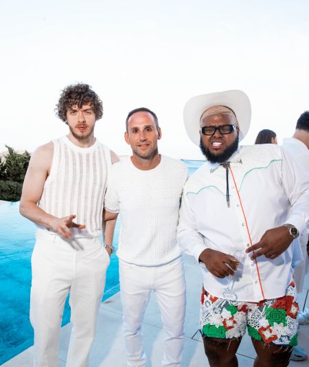 CEO Michael Rubin and Camille Fishel All-White 4th Of July Party In The Hamptons