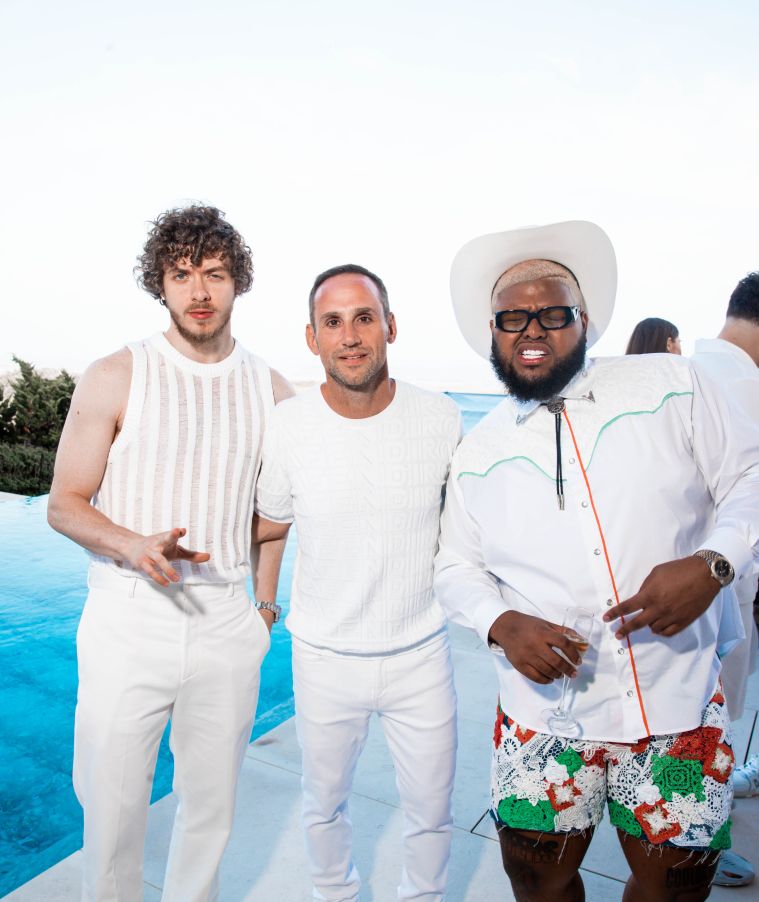 CEO Michael Rubin and Camille Fishel All-White 4th Of July Party In The Hamptons