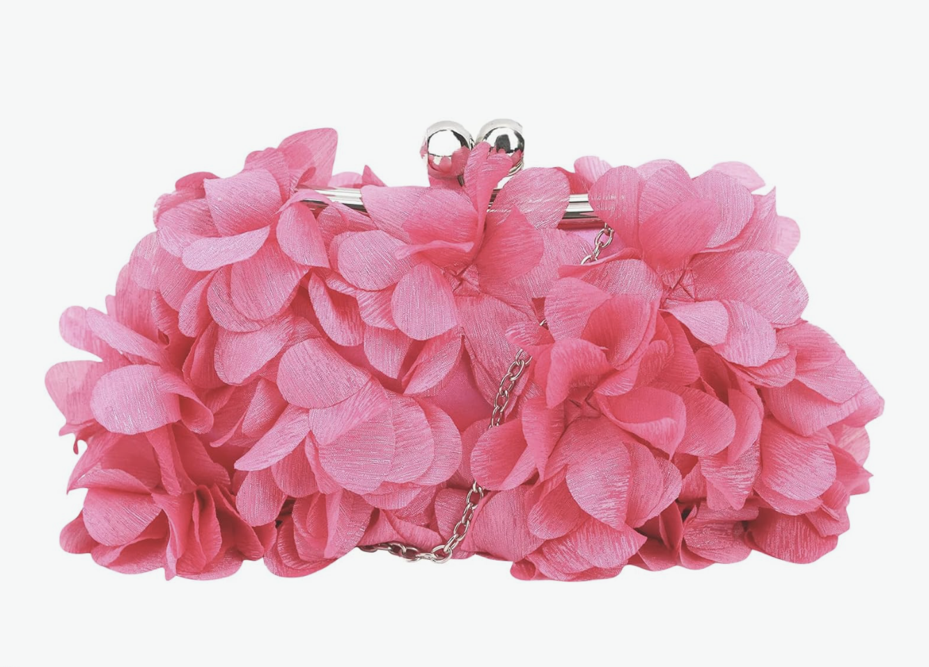 JAMBHALA Clutch Evening Handbags Floral Appliques Small Clutch Purses for Women
