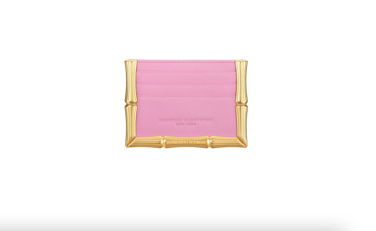 Brandon Blackwood Bamboo card holder
