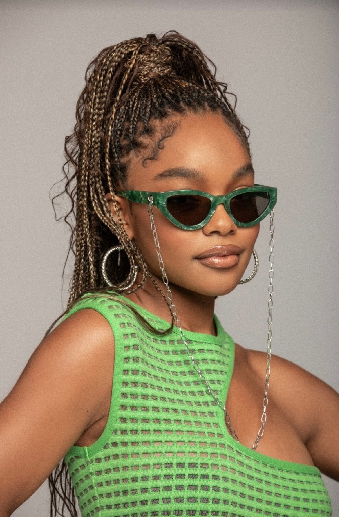 Marsai Martin And GlassesUSA.com Collaborate On A Chic Eyewear Collection