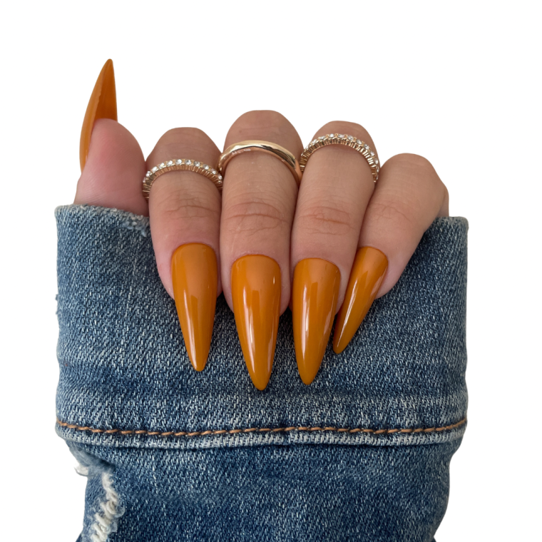 Pumpkin Nails by Nailed By Christy