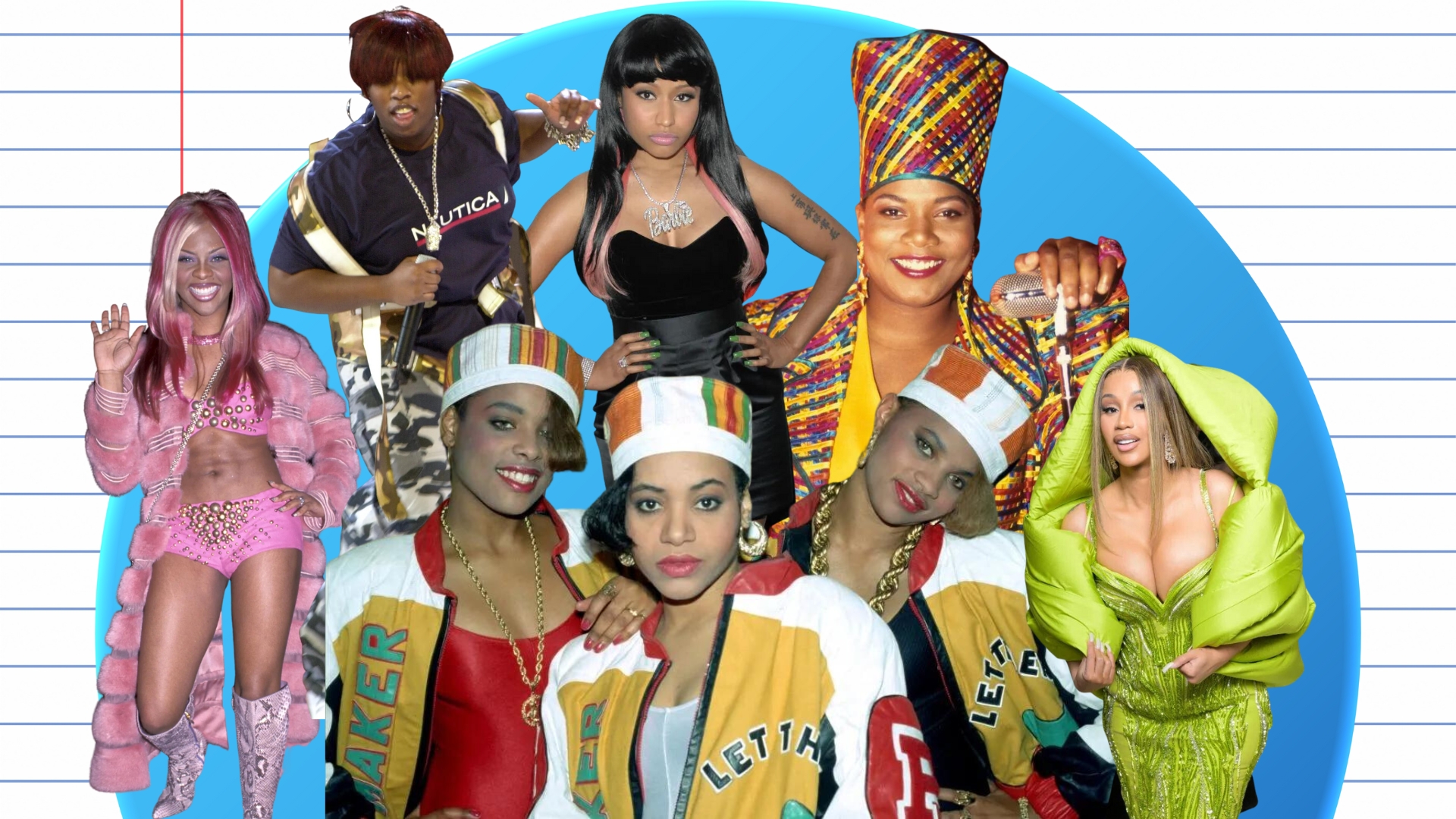 Hop Hop Fashion - Lil' Kim, Salt N' Pepa, Queen Latifah, Nicki Minaj, Cardi B