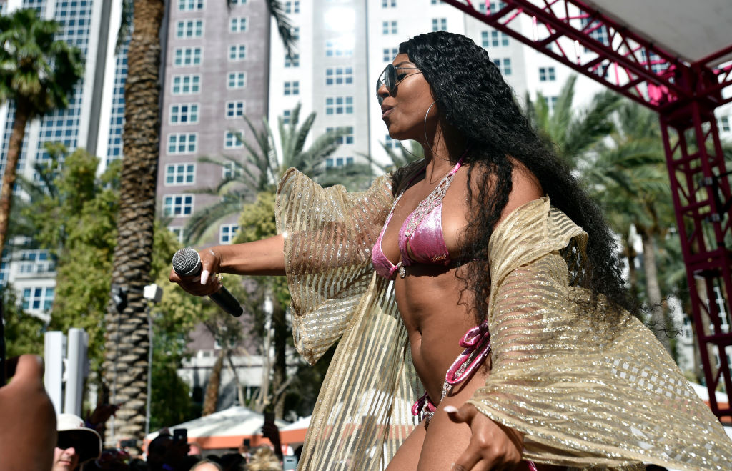 Ashanti Performs At The Flamingo Go Pool In Las Vegas