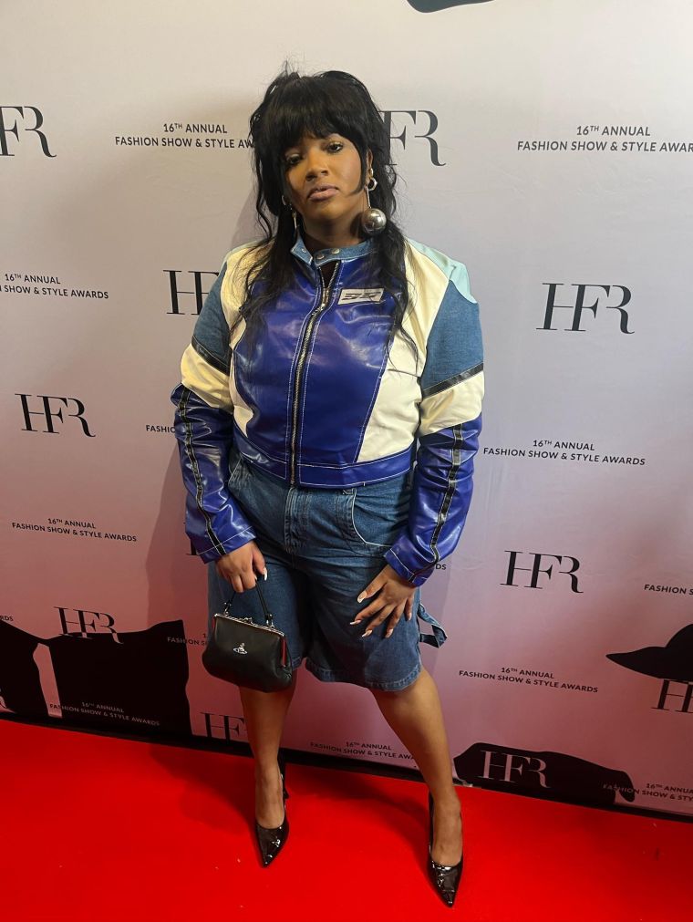 Style Note: Leather Moto Jackets are in.