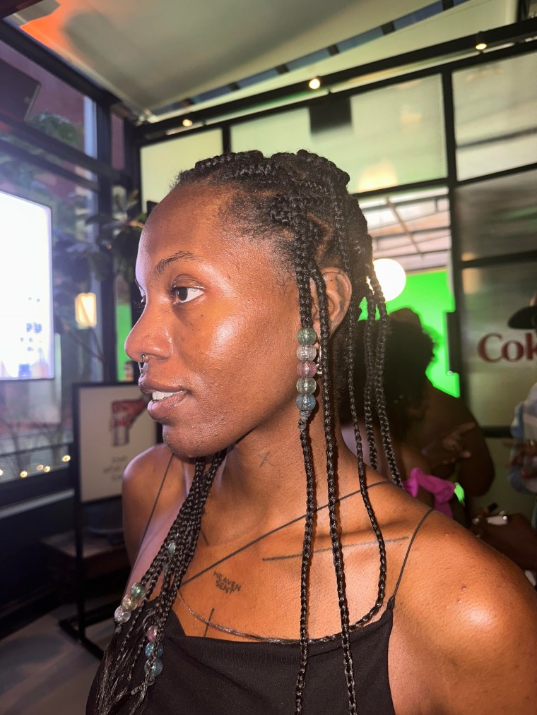 Attendee at ESSENCE Fashion House 2023