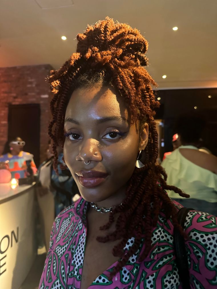 Attendee at ESSENCE Fashion House 2023