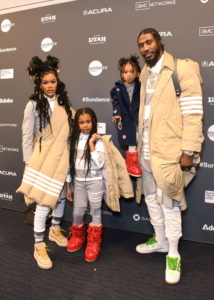 Teyana Taylor, Iman Shumpert, Junie, and Rue Rose at the Sundance Film Festival, 2023