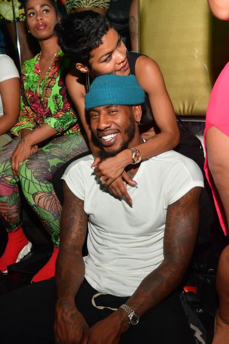 Teyana Taylor and Iman Shumpert at "Control The Streets Volume 2" Album Release Party, 2019