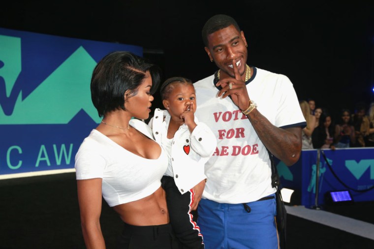 Teyana Taylor and Iman Shumpert at MTV Video Music Awards, 2017